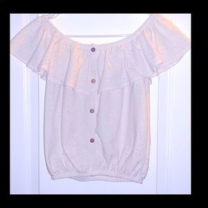 The shoulder crop top